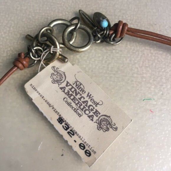 Nine West Leather Bead Necklace - Picture 3 of 3